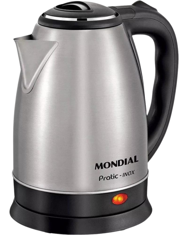 Chaleira Elétrica Térmica Ce-06 Pratic Inox 2 Litros Mondial Cor Preto e Inox
