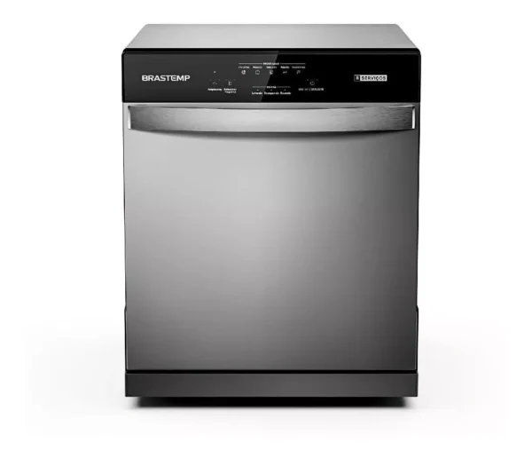 Lava-louças 8 Serviços Blf08bs Prateada Brastemp Cor Prateado